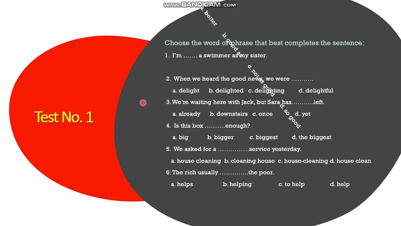 third stage grammar part 3