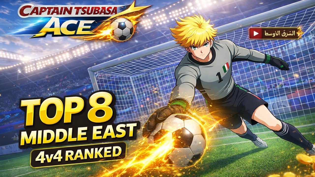 Captain tsubasa ace ⚽️ 4vs4 online Ranking match top 8 of middle east 