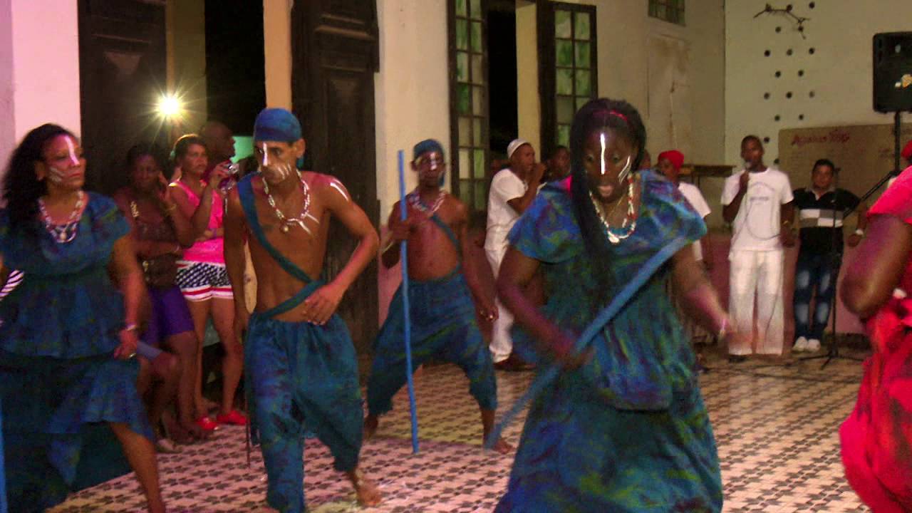 Grupo Bantú Yoruba de Santiago de Cuba en Melena del Sur, Mayabeque.