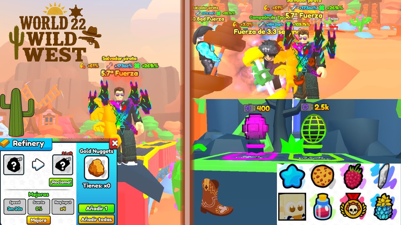 Wild West (W22) + nuevo admin abuse en ARM, Nuevos jefe, torre, mascotas, código y más 