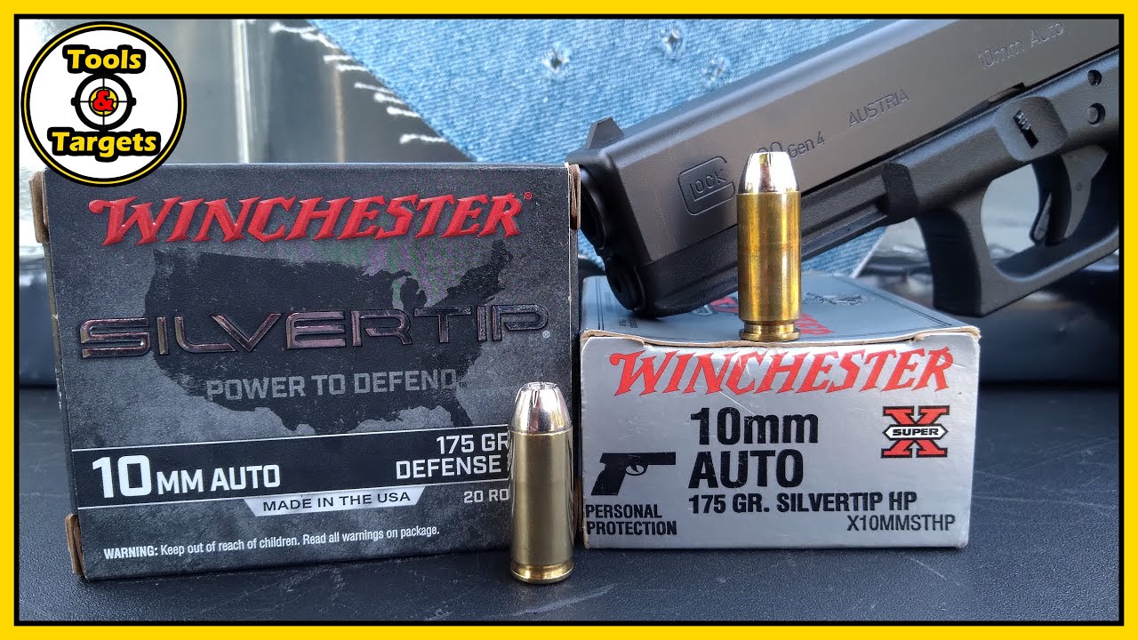СТАРОЕ против НОВОГО!...Тест патронов для самообороны 10MM Winchester Silvertip!
