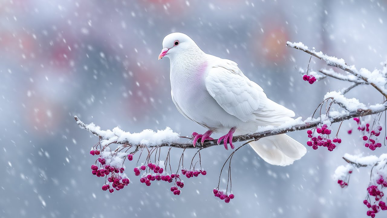 Winter Birdsong and Piano Music ❄️ A Soothing Soundscape for Inner Calm and Emotional Healing