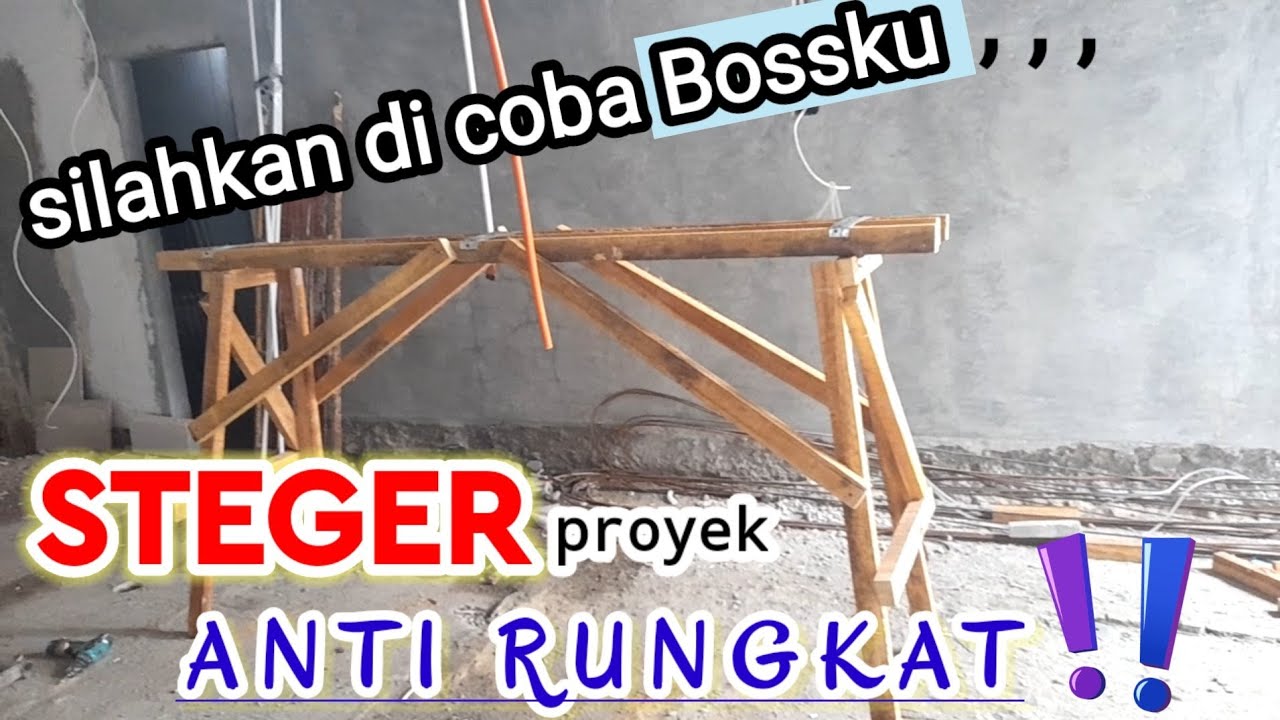 cara membuat steger dari kayu kaso - anti rungkat dan kokoh