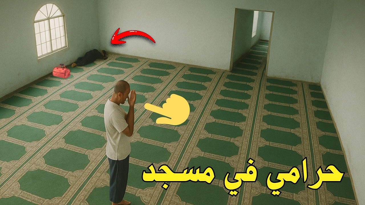 فيديو جديد 2026 لحرامي سرق واحد نايم في مسجد !!