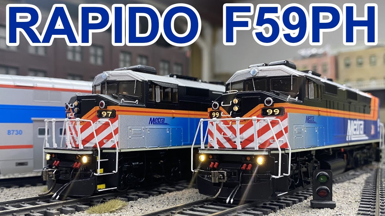 Review: Rapido F59PH Metra #97 [HO Scale]