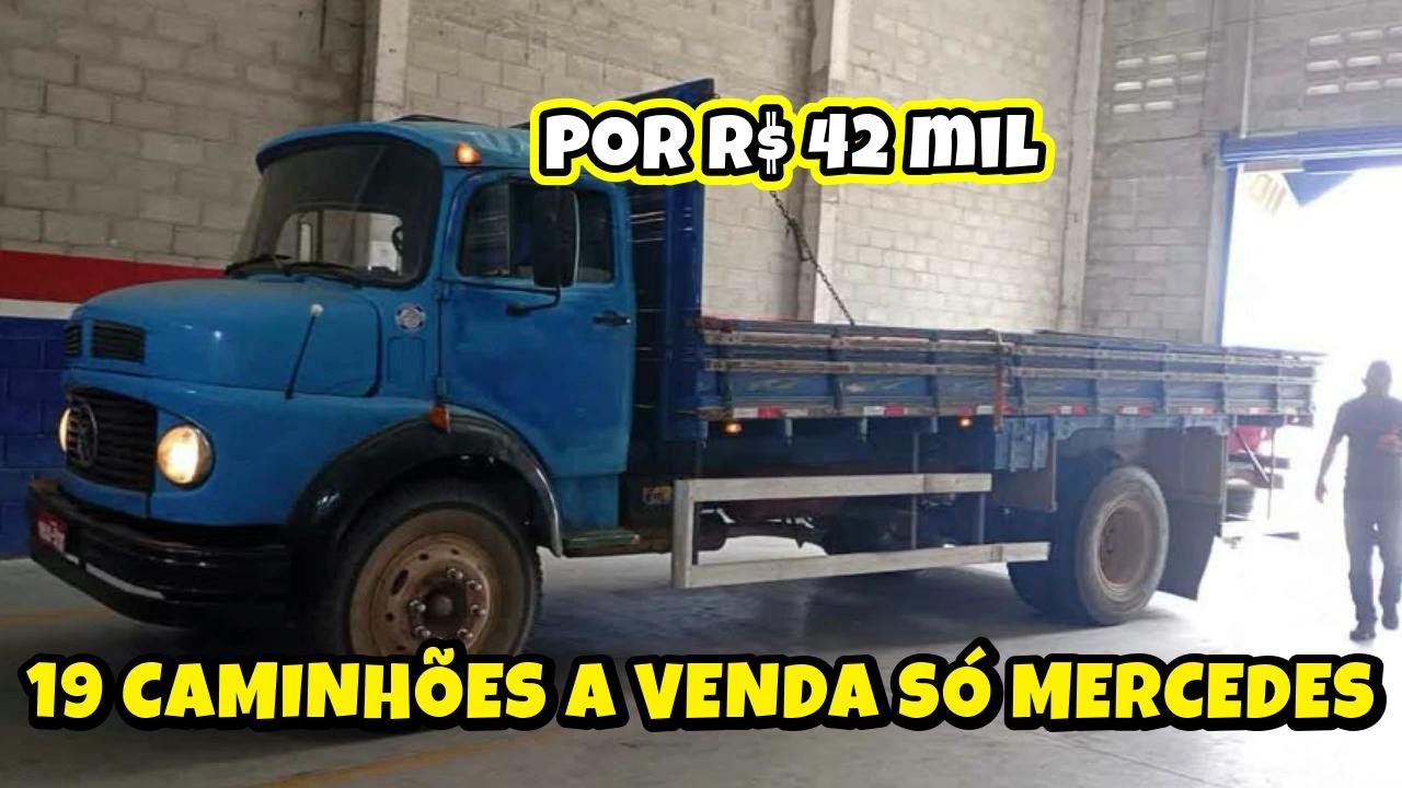 19 CAMINHÕES SÓ MERCEDES BENS A VENDA RESUMO DA SEMANA JANEIRO 2026 DETALHES DURANTE O VÍDEO