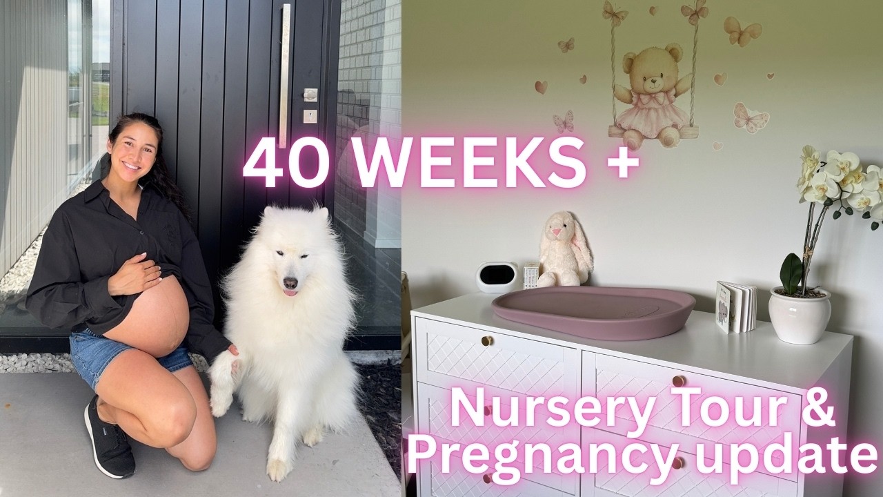 Baby Girl Nursery Tour & Third Trimester Update