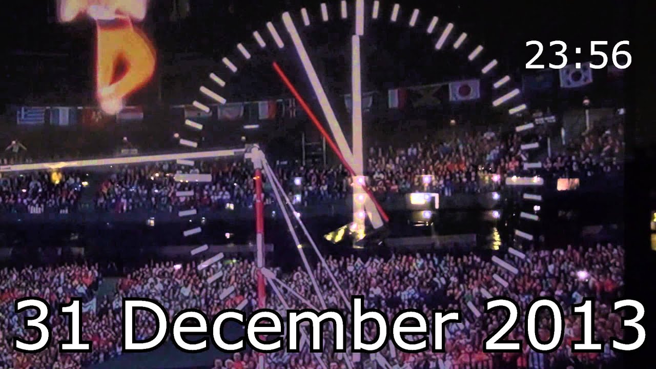 Oud & Nieuw 2013/2014 - Aftellen naar 12 Uur! - Vuurwerk Maassluis! - 23:50 - 00:06