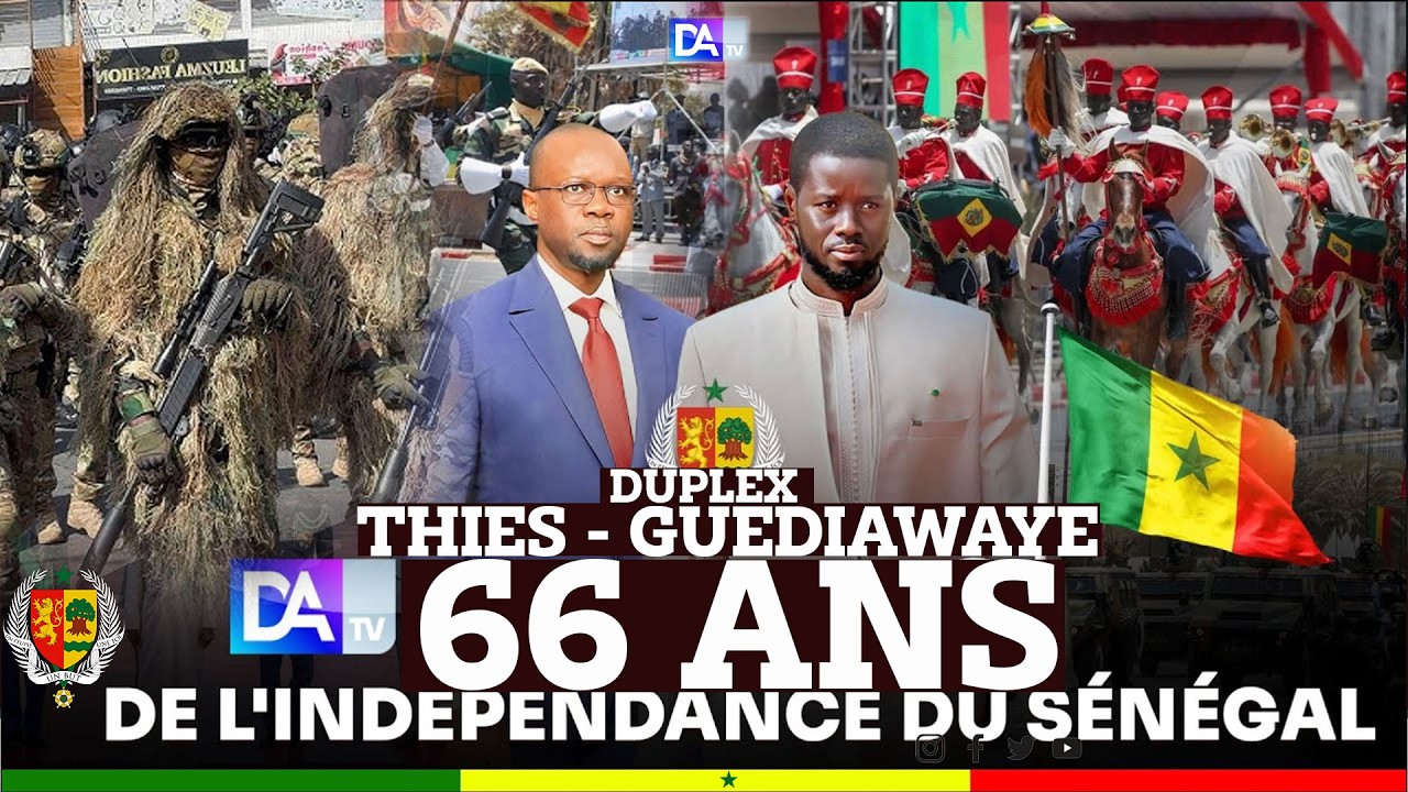 [🛑DIRECT-DUPLEX  ]F&ecirc;te de l'ind&eacute;pendance- 4 Avril 2026 : Le d&eacute;fil&eacute; civilo-militaire &agrave; THIES et DAKAR