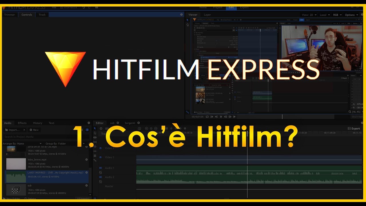 CORSO HITFILM EXPRESS: Cos'è Hitfilm e cosa cambia da Adobe Premiere