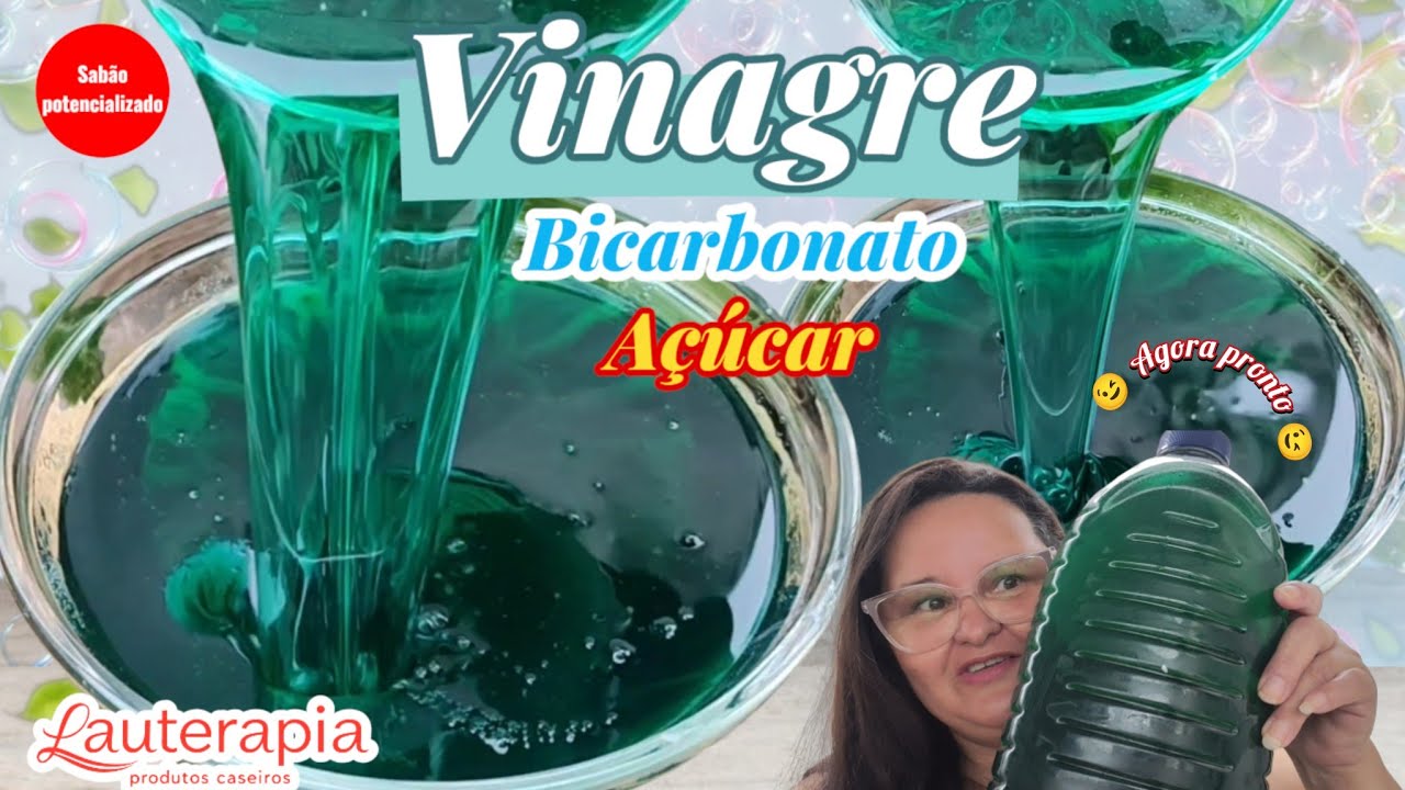 👩🏻‍🔬 O DETERGENTE CONCENTRADO que sempre dá CERTO 🫧 Agora pronto 😉 sou viciada nessa RECEITA  😉