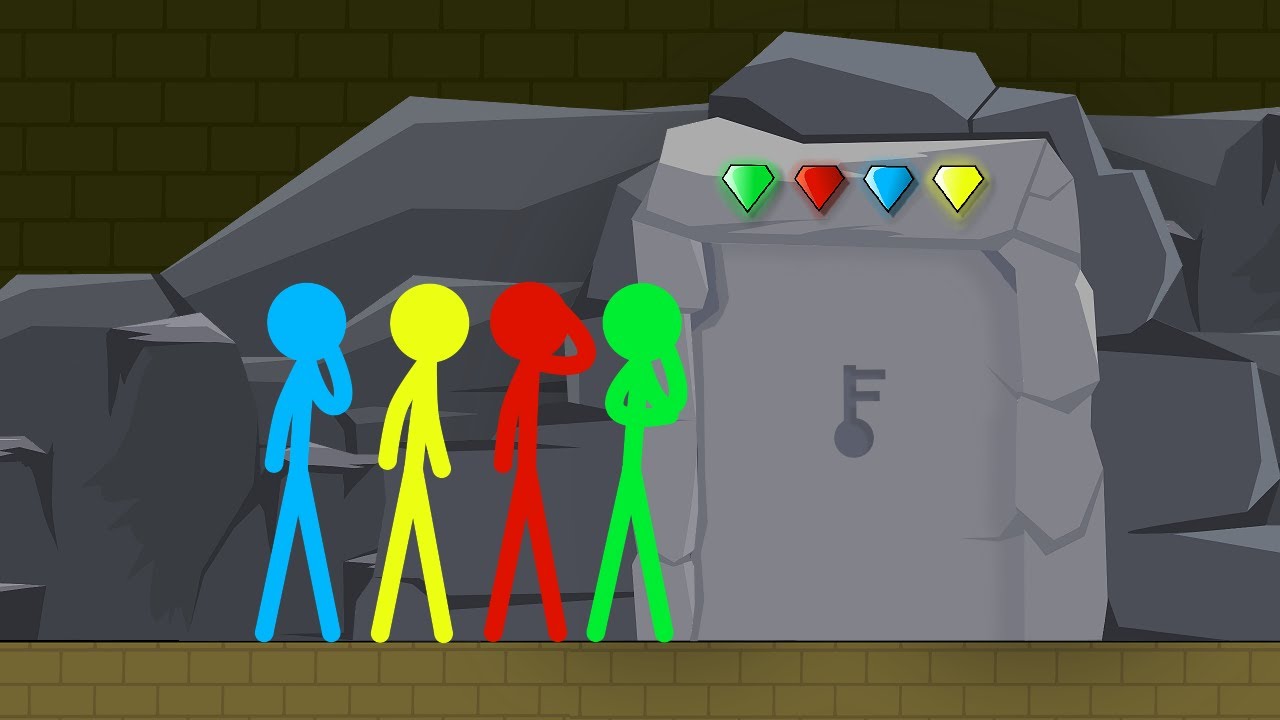 Red and Blue , Stickman Animation - (Escape Part 76-80)