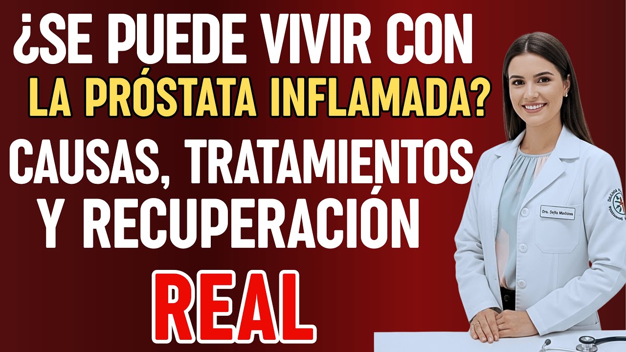 ¿SE PUEDE VIVIR CON LA PROSTATA INFLAMADA? | DRA. SOFIA MEDICINA