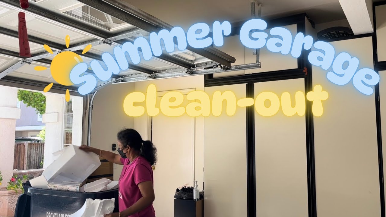 Summer Garage Clean Out | Garage Cleaning | Summer Cleaning | Tamil vlog