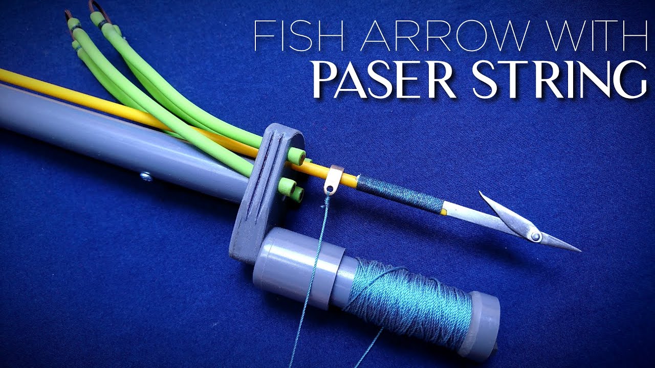 Membuat Panah Ikan dari PVC dengan Tali Paser