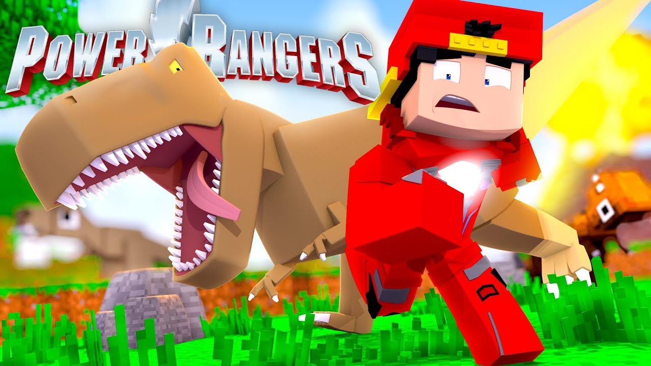 POWER RANGERS - FIGHTING DINOSAURS BACK IN TIME!!