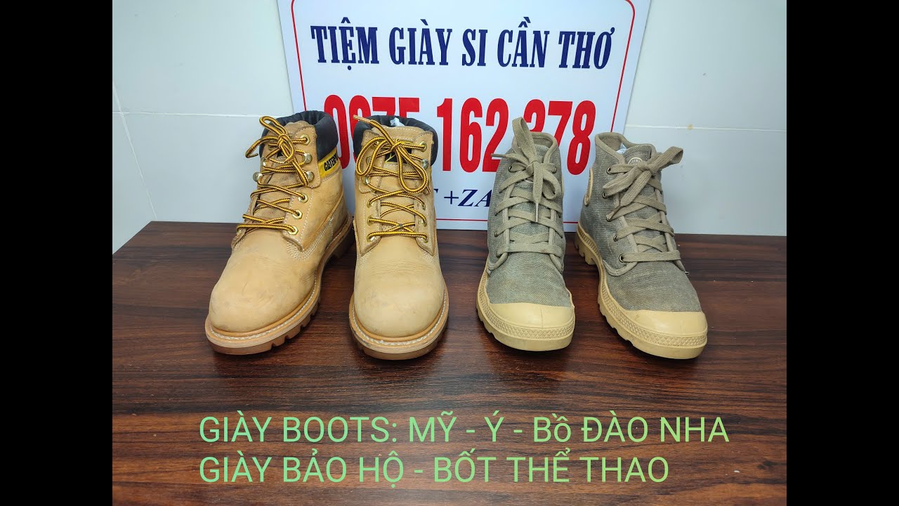 GI&Agrave;Y BOOT H&Agrave;NG ĐẸP: MỸ - &Yacute; - BỒ Đ&Agrave;O NHA - BẢO HỘ. NG&Agrave;Y 04/01/2026