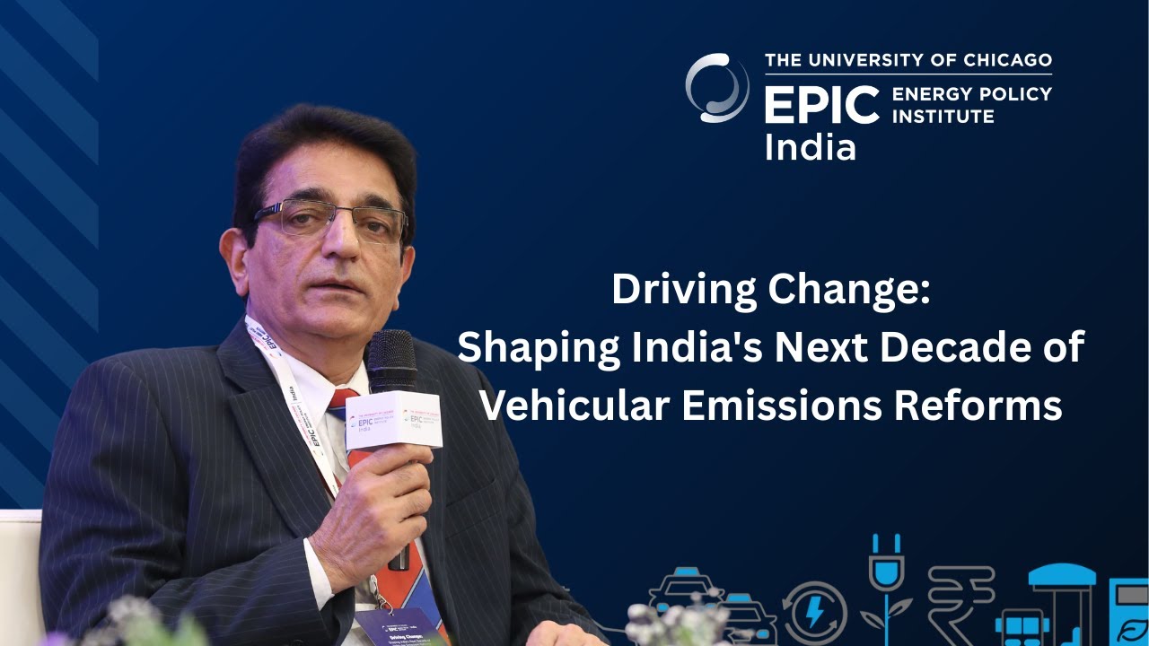 Dr. Virinder Sharma shares his insights on Delhi's next decade of vehicular emission reforms