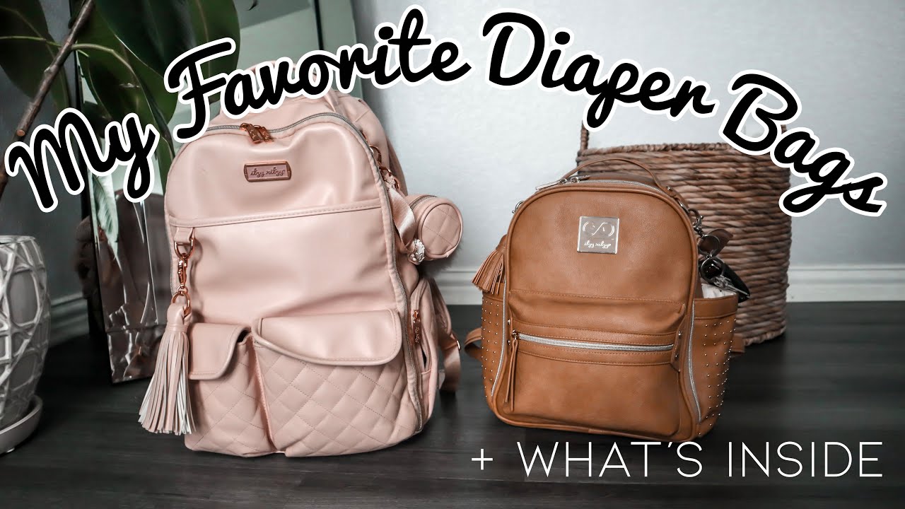 Comparing the Itzy Ritzy boss and mini bags
