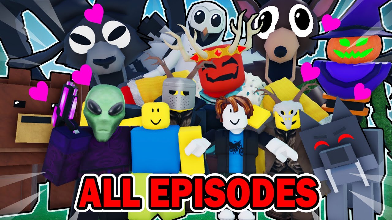 99 NIGHTS IN THE FOREST, BUT IT IS FRIENDLY! (All episodes) Roblox Animation