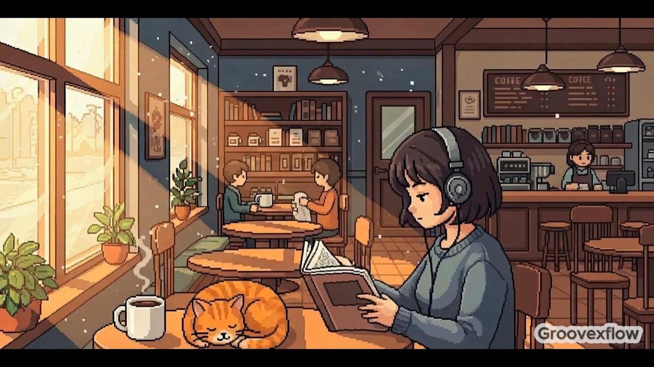 ☕ Coffee Break Cafe Groove – Relaxing Chill Music for Work & Study 🌿🎶 | Groovexflow