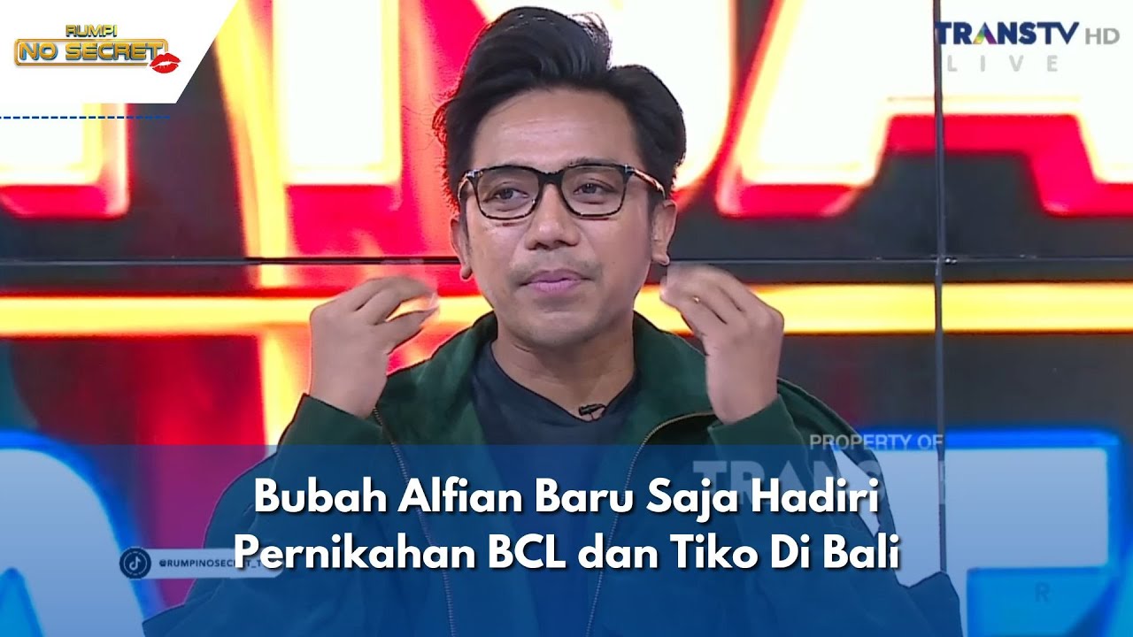 Bubah Alfian Baru Saja Hadiri Pernikahan BCL dan Tiko Di Bali | RUMPI (5/12/23) P1