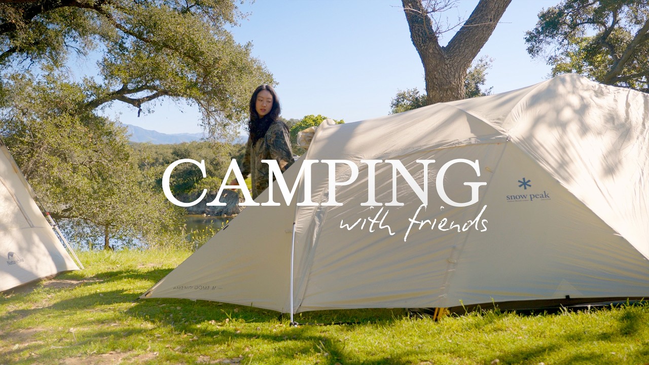 lakeside camping with friends | a quiet weekend away