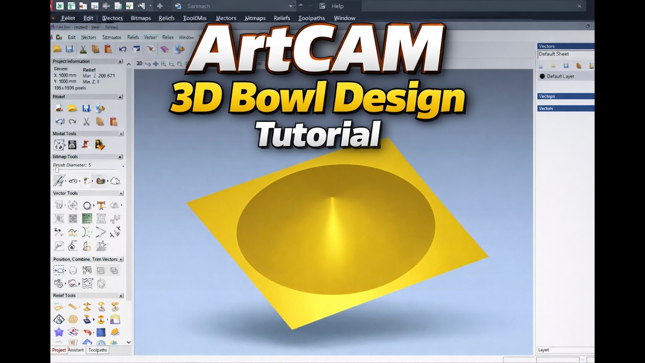 Artcam me 3d blend kaise banaye