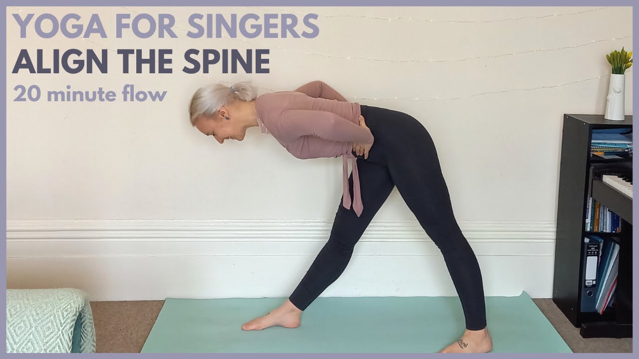 Yoga for Singers | 20 Minute Flow for Alignment | Improve and understand your posture for singing 💙
