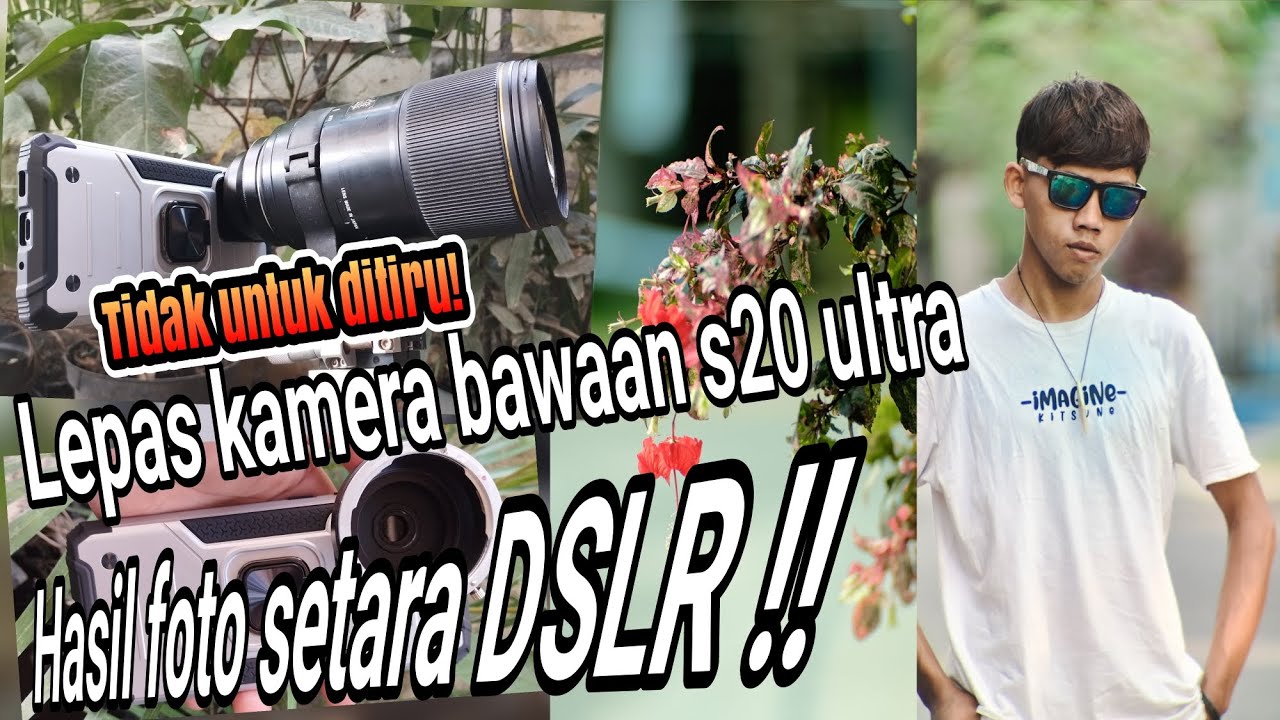 Direct sensor! Lepas kamera bawaan pabrik | tutorial pembuatan direct sensor ponsel Samsung s20ultra