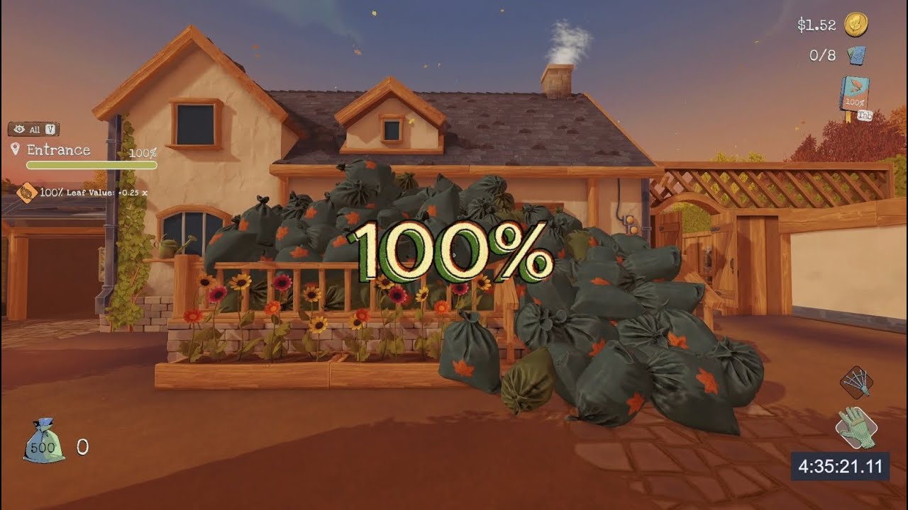 I Raked 100% of Leaf it Alone!