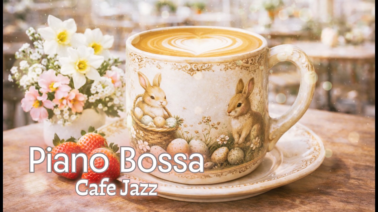 Spring Piano Bossa Nova Jazz | Cozy Cafe Music for Relaxing Time (No Vocals)