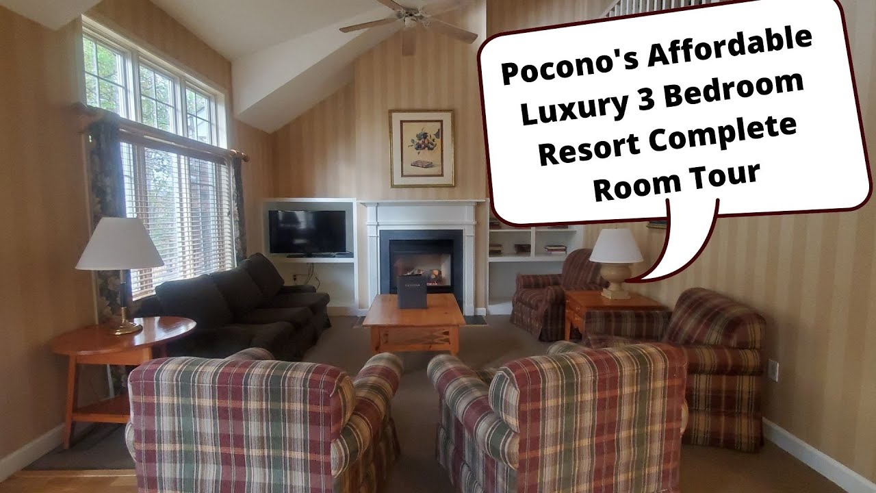 Resort Tour : Fairway 3 Bedroom Villa at Pocono Mountains-여행[Vlog]포코노에 위치한 3 베드룸 럭서리 콘도를 소개합니다.