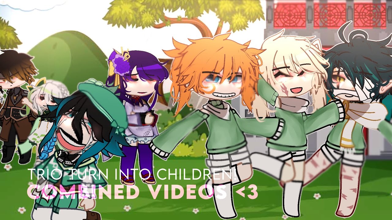 Trio turn into children series (Videos combined) (Part 1, 2 &3) c r i n g e🥰