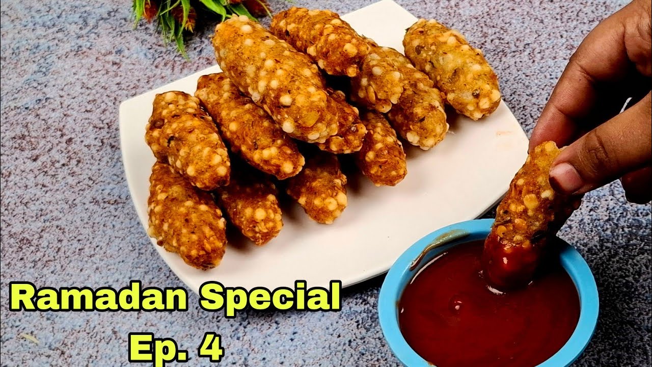 Ramadan Series Ep.4 | Ramadan Special Sabudana Roll | Iftar Street Food | #ramadan Sabudana Stick