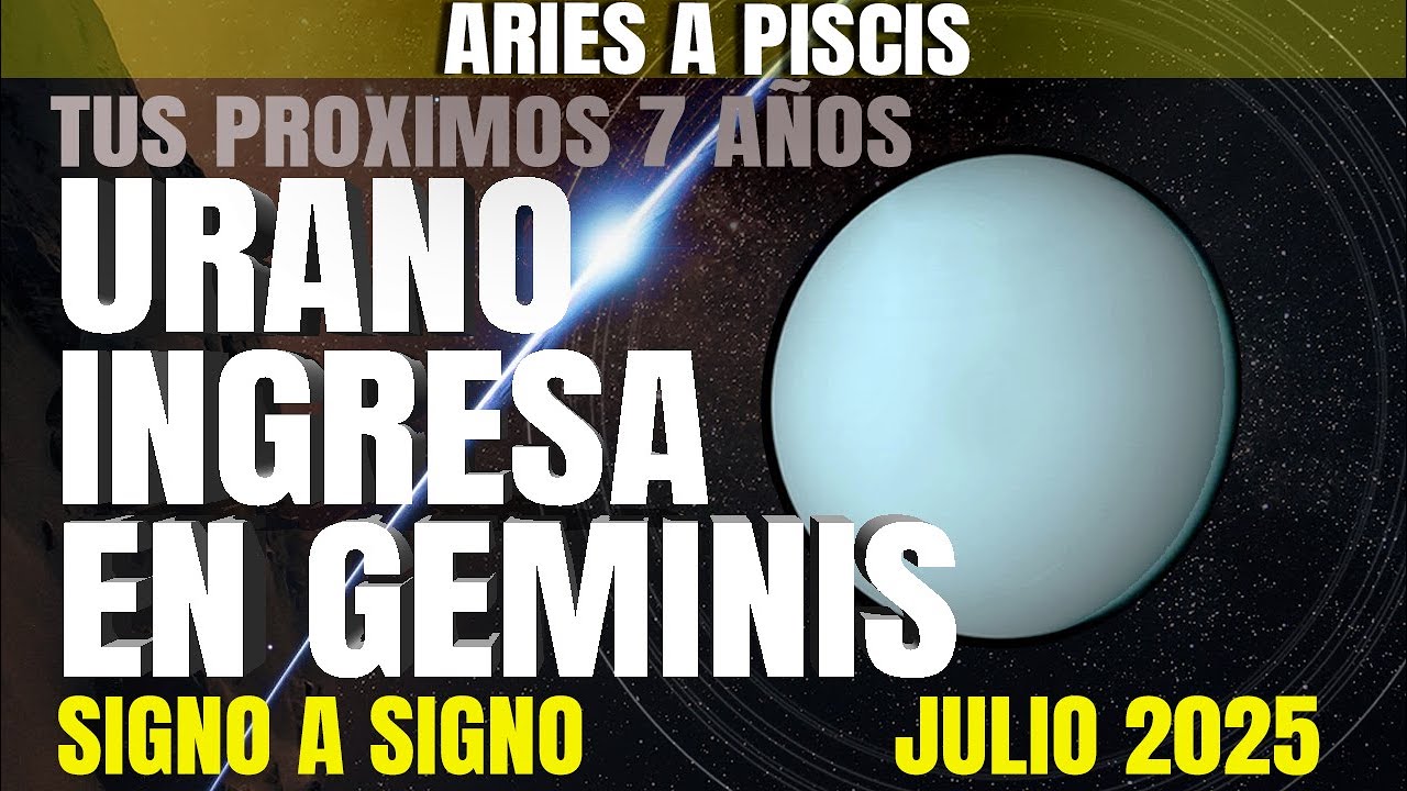 ⭐#PREDICCIONES #URANO INGRESA EN #GEMINIS - COMO TU VIDA VA A CAMBIAR #SIGNO A SIGNO #ASTROLOGIA⭐