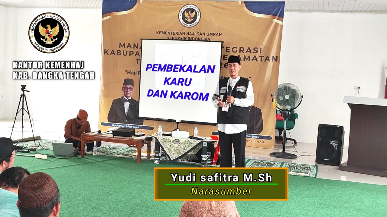 Pembekalan Karu dan Karom Kabupaten Bangka Tengah
