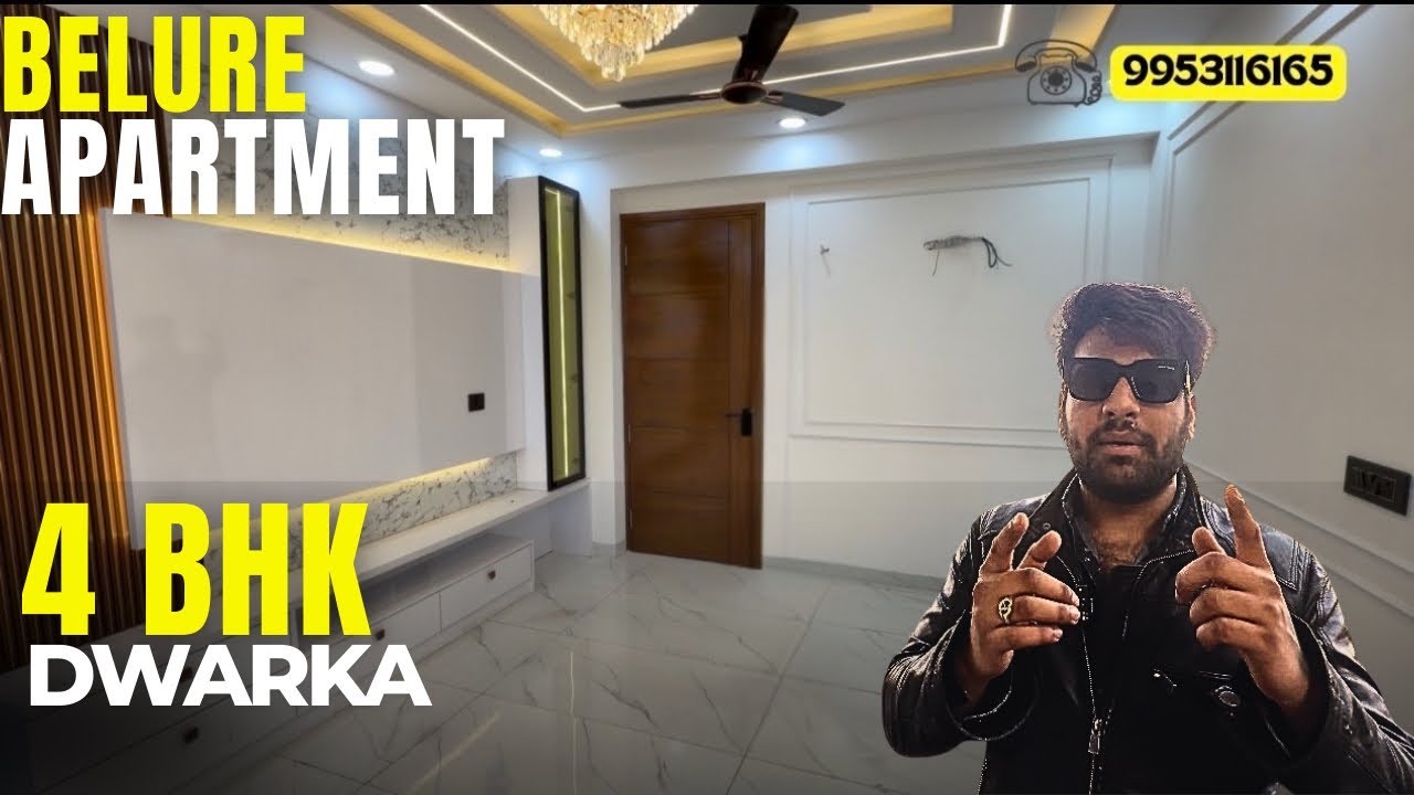 Belure Apartment CGHS Dwarka | Spacious Flat Tour | Prime Location & Price Details