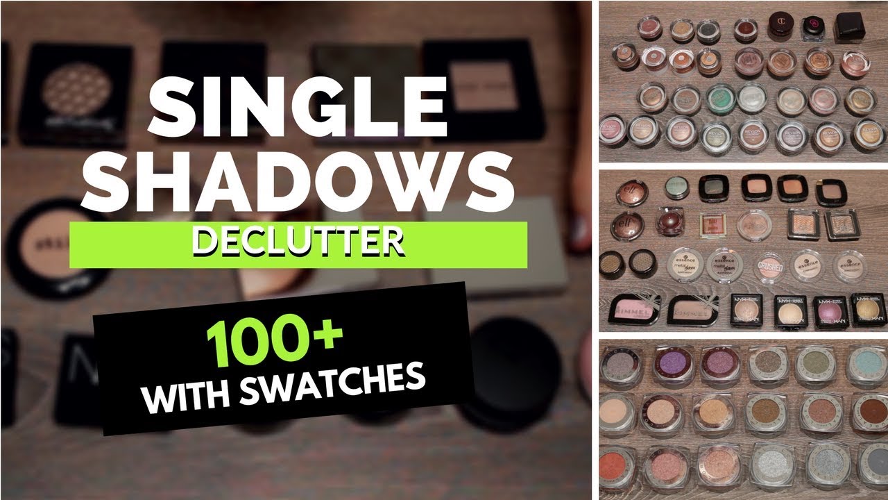 EPIC Single Eyeshadows Declutter - Over 100 with Swatches