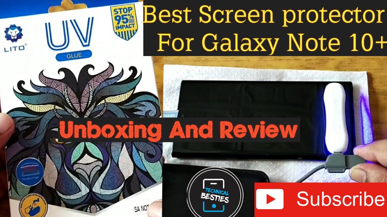 Best screen glass protector for galaxy note 10 plus
