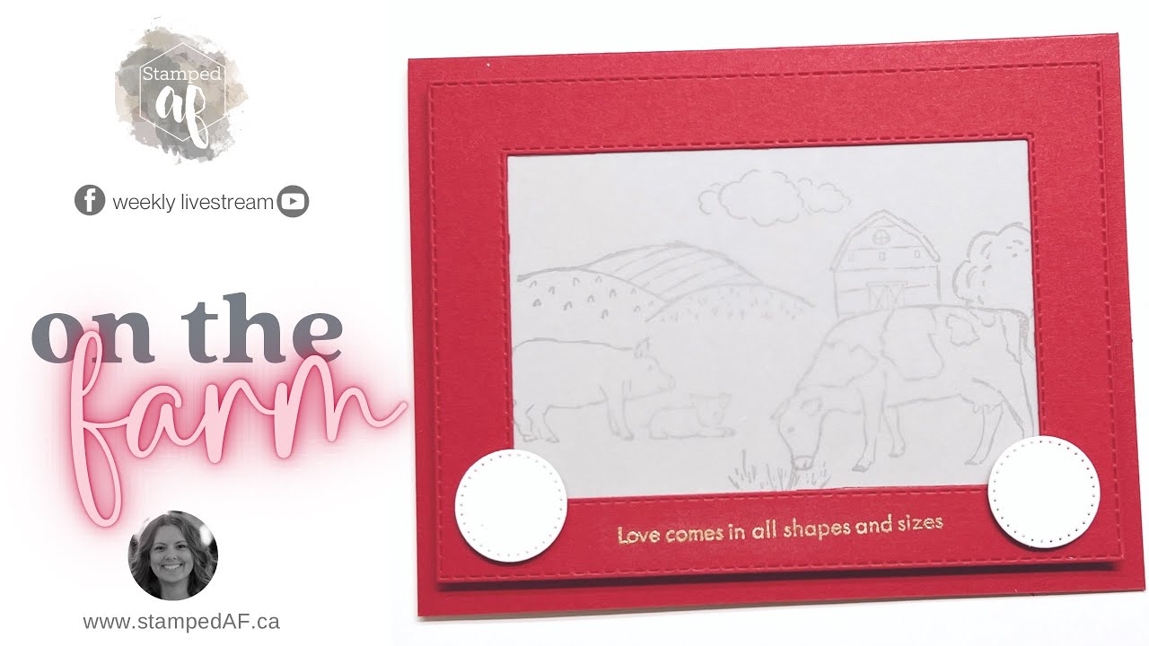 Crafting Live with the On the Farm bundle by Stampin’ Up!