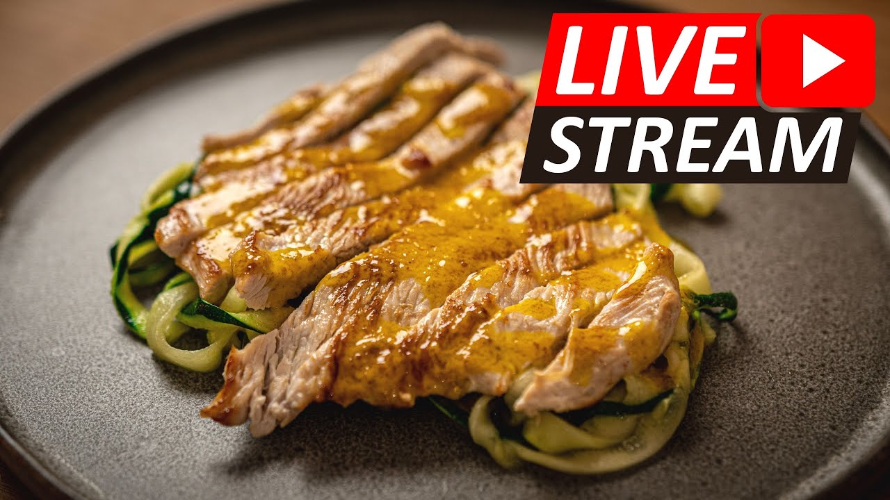 Live #007 - Bifinhos de peru com molho de mostarda e mel