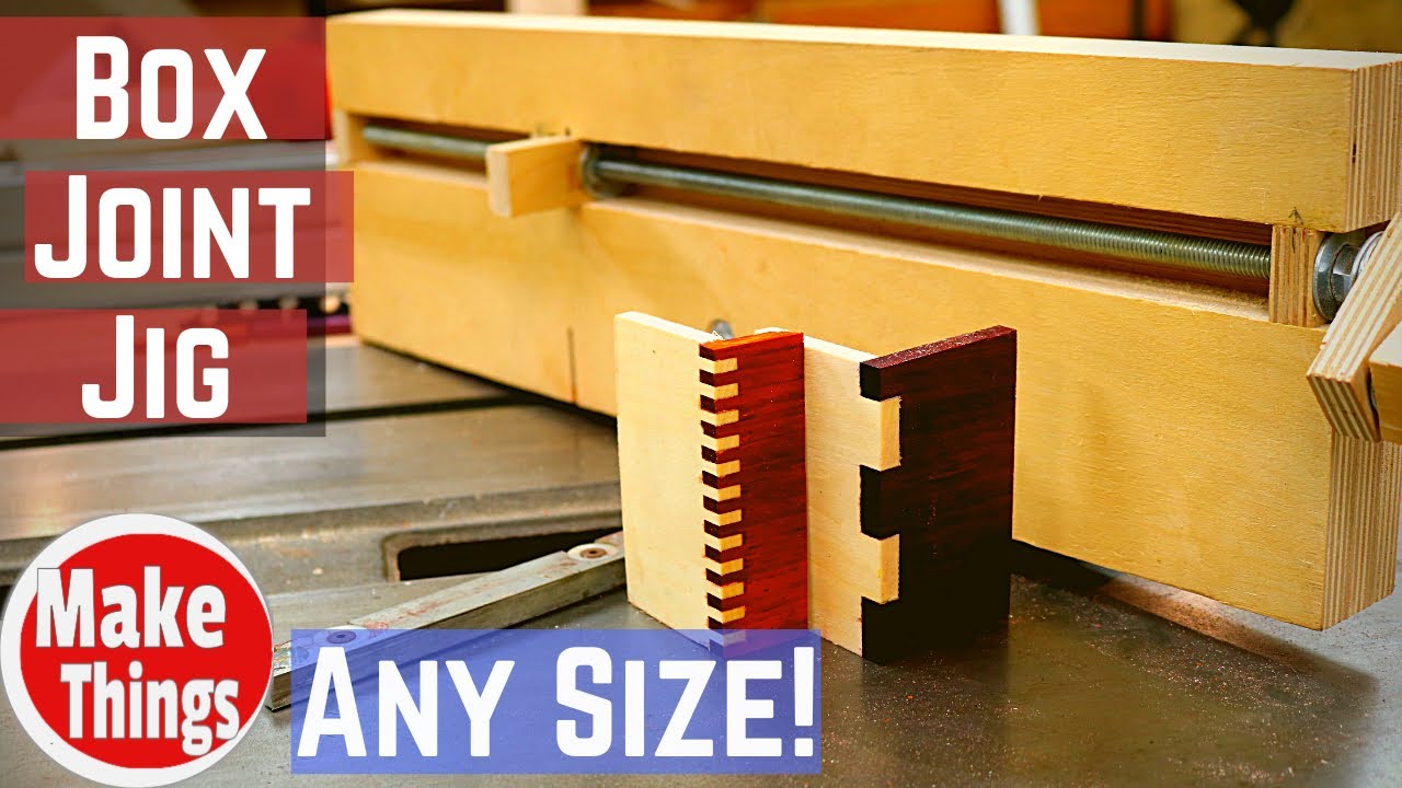 Easy Box Joint Jig // Самый универсальный кондуктор для ящичных соединений!