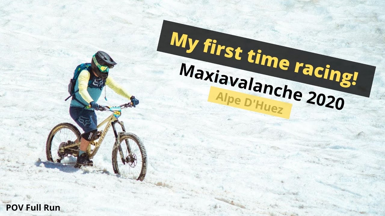 Maxiavalanche Alpe D'Huez 2020 - POV Full Run - Amateur Group #19th Position