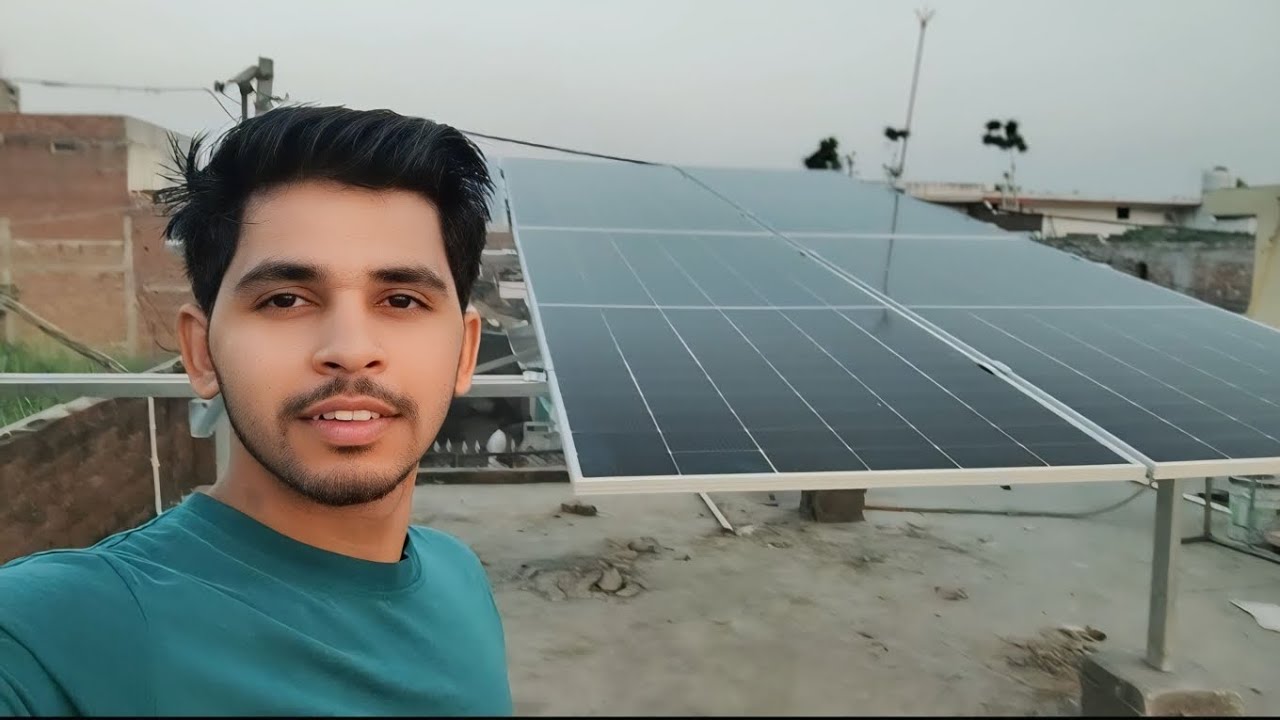 Ghar Mai Solar Panel lagwaye |