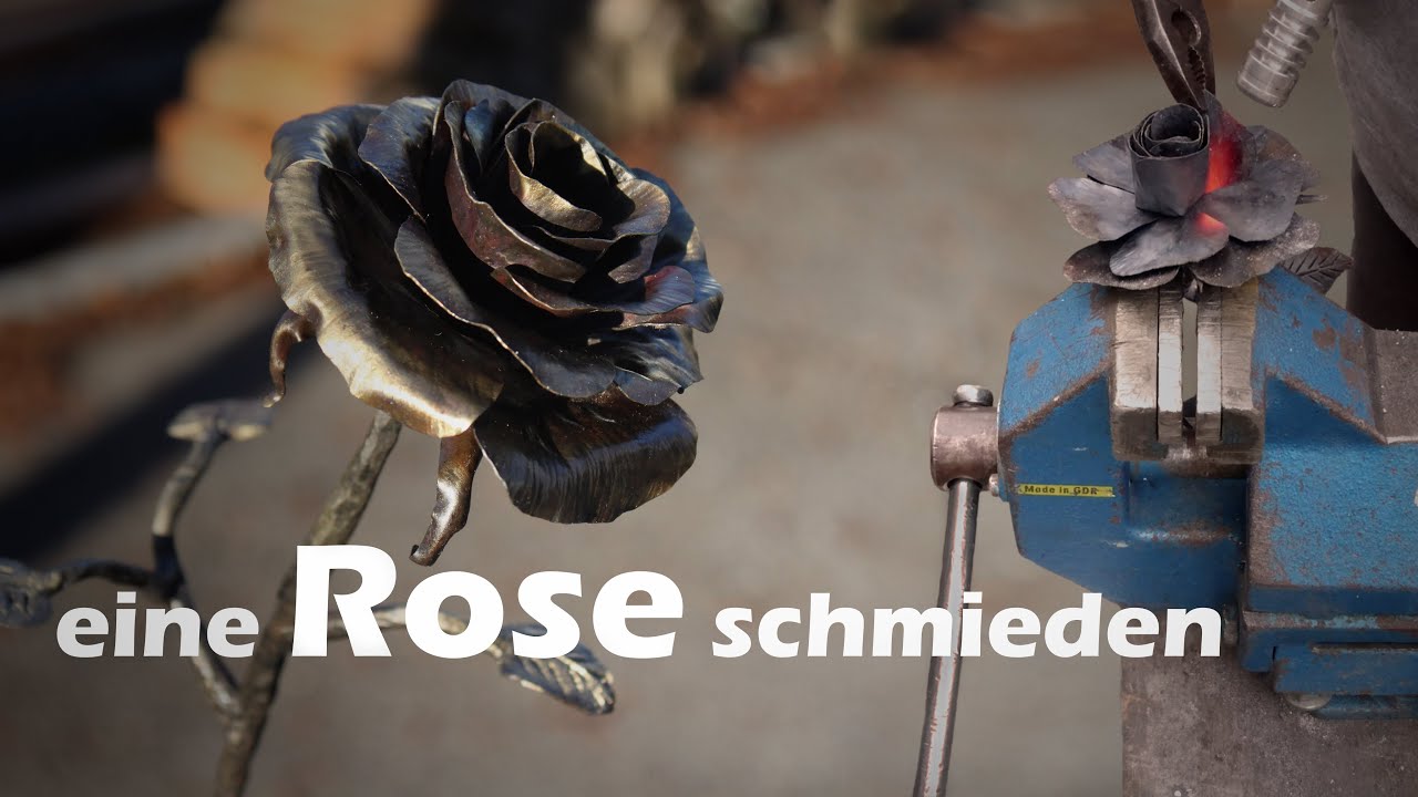 eine geschmiedete Rose⚒️🌷
