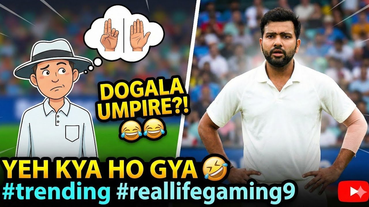 Dogala umpire Cricket 🏏 match 😄🤣...Yeh kya ho gya 🤣.... #trending #reallifegaming9 #cricket 