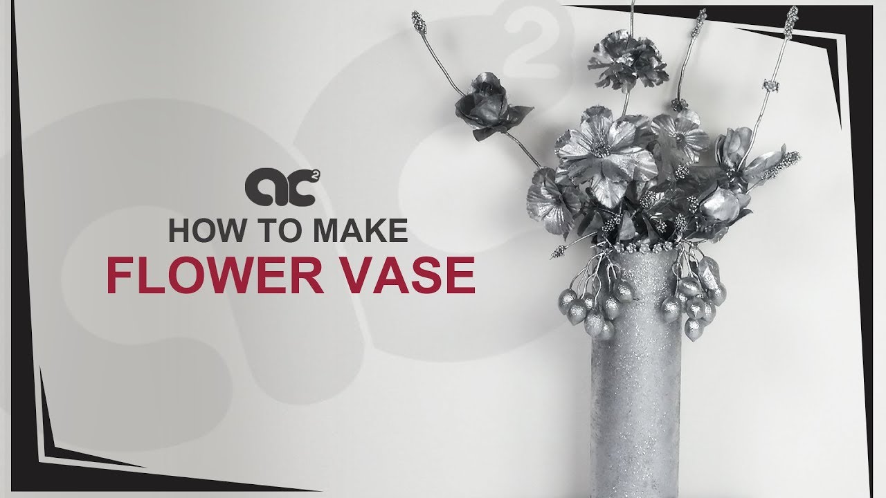 DIY : How To Make Flower Vase From PVC PiPe | Home Decor