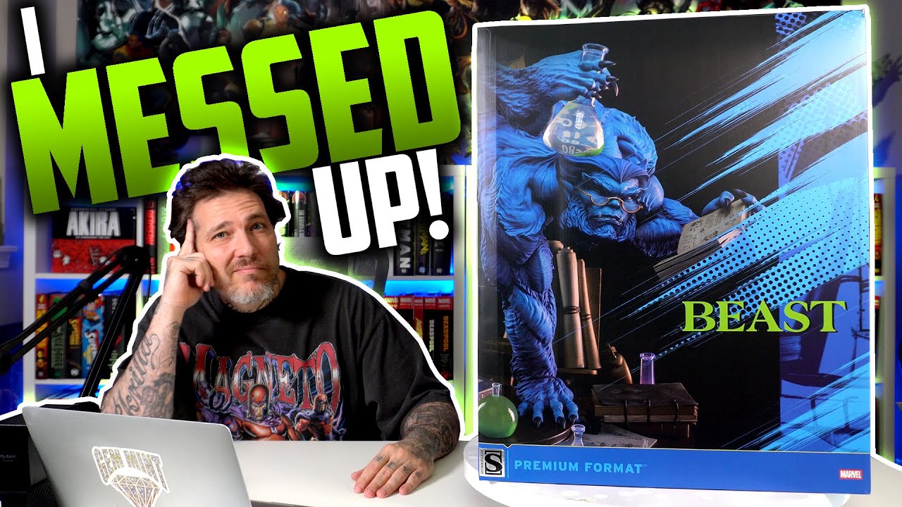 The BEAST (X-Men) Premium Format by SIDESHOW | Statue Unboxing & Review