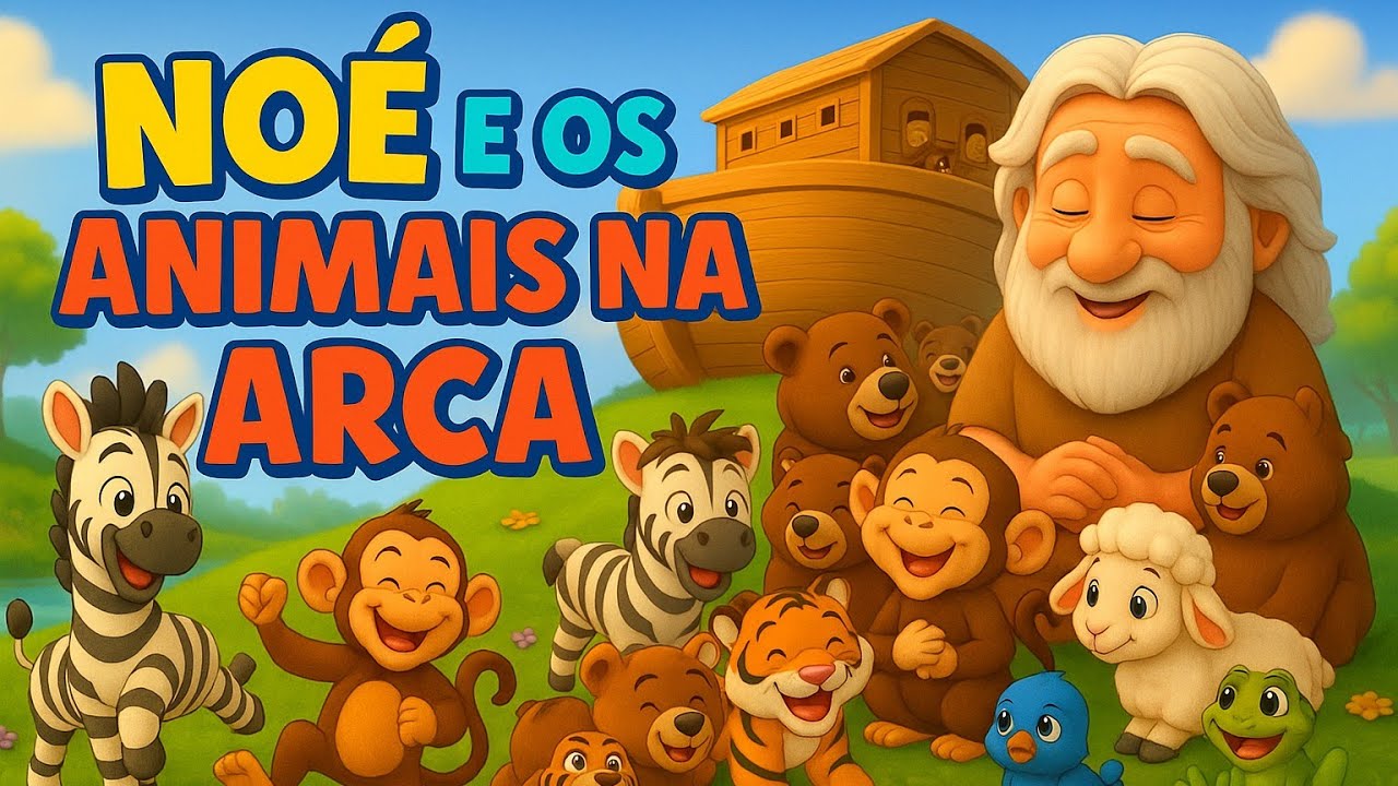 Choveu 40 Dias! E Agora, Noé?A Arca de Noé – Louvor com Bichinhos para Crianças.
